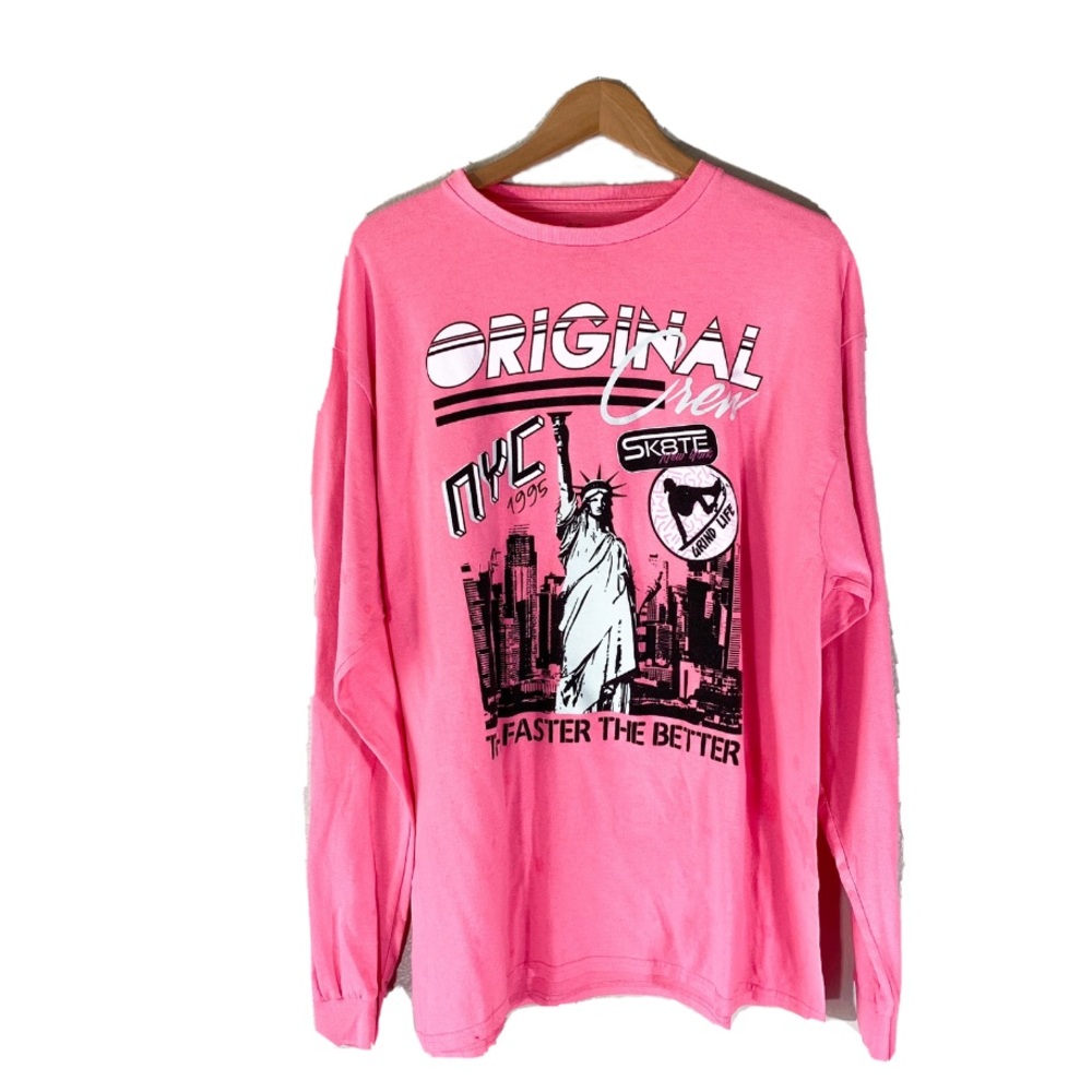 City Streets pink skate tshirt
